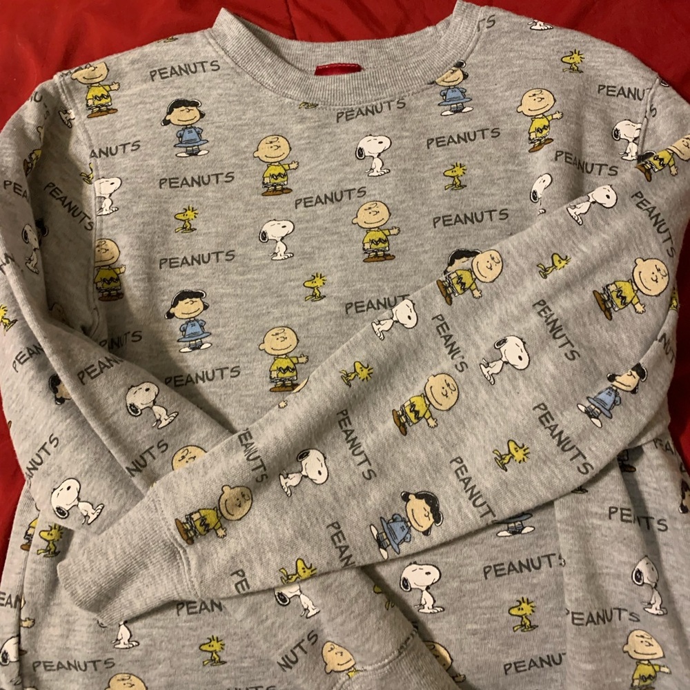 Peanuts cropped sweater